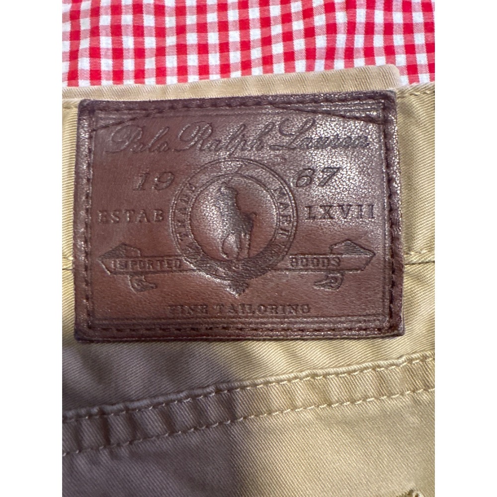Polo Ralph Lauren Men's Khaki Chino Pants Size 36x32‎ Straight Fit Casual - Picture 4 of 5